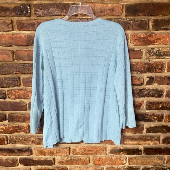 World Republic Clothing Co Bleu Knit Button Down Cardigan Sweater Womens Size 2X - Picture 5 of 5